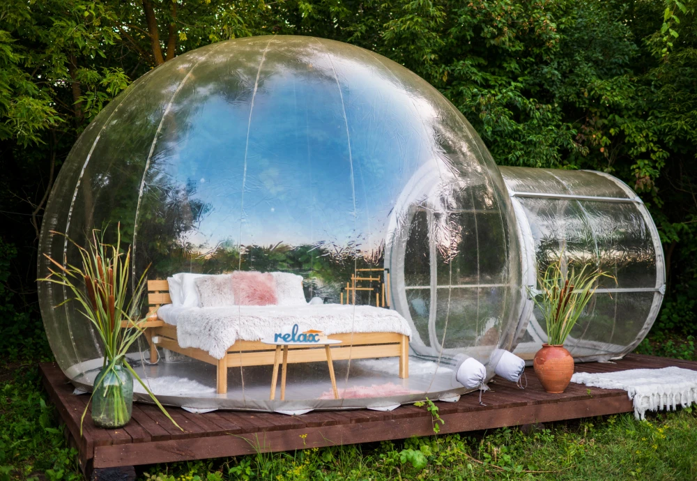 inflatable bubble tent house dome