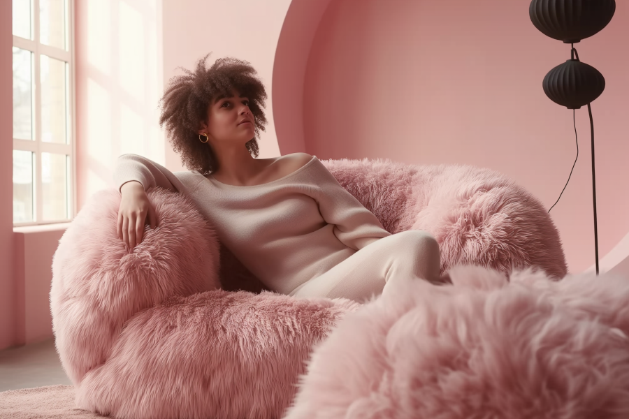 blush pink sleeper sofa
